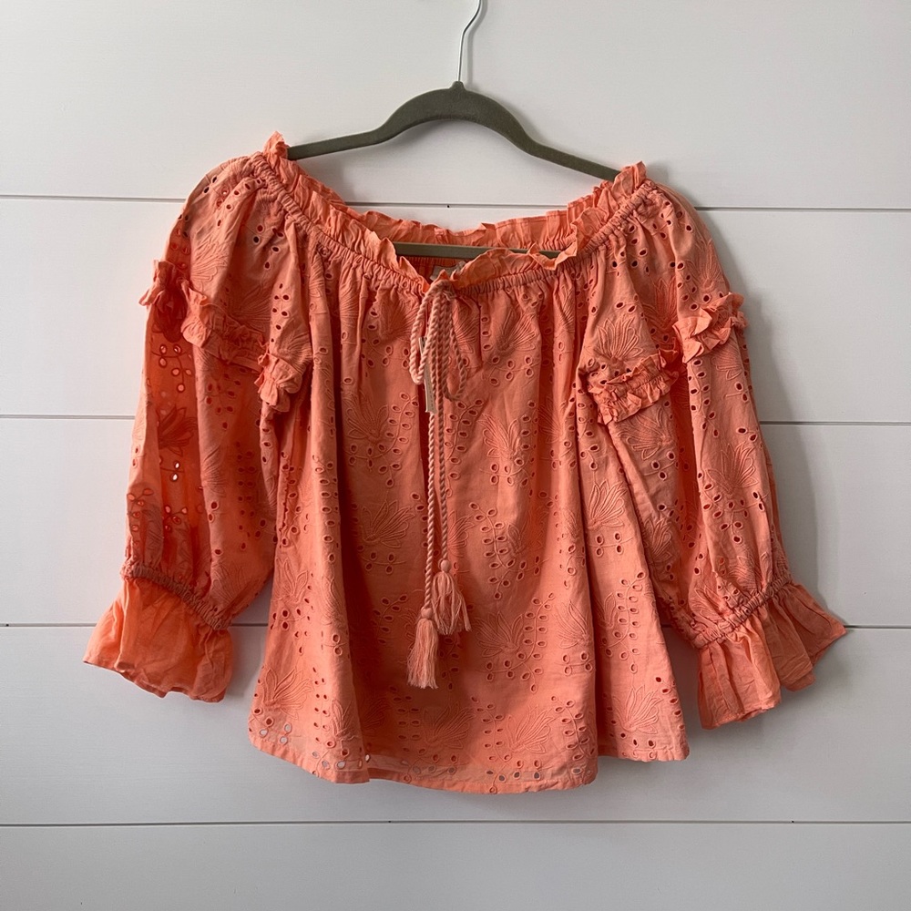 Anthropologie | seen worn kept eyelet top 6 - Picture 2 of 8